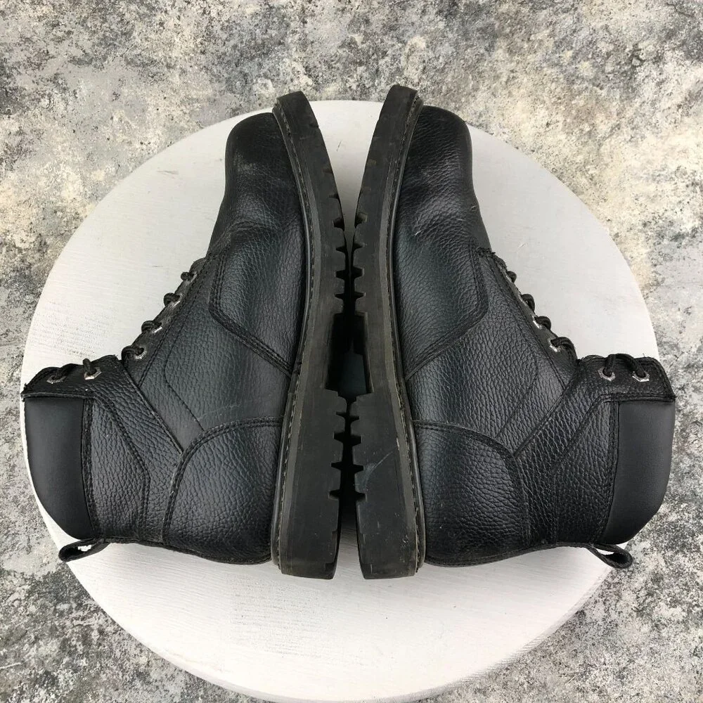 Dickies Men's Size 10.5 Prowler Black Leather Steel Toe Slip Resistant Work Boot